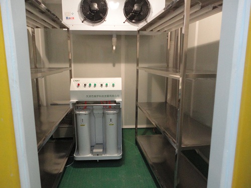 建造完工的水果气调保鲜库