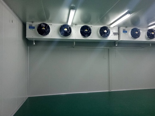 浩爽制冷为某公司建造的100立方小型冷库