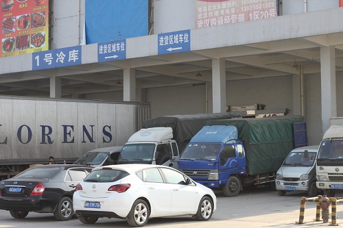已经完工的武汉白沙洲农产市场冷库工程