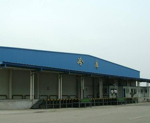 浩爽制冷为某物流公司建造的冷冻库