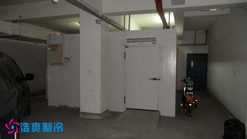 浩爽制冷为某公司建造的地下冷库
