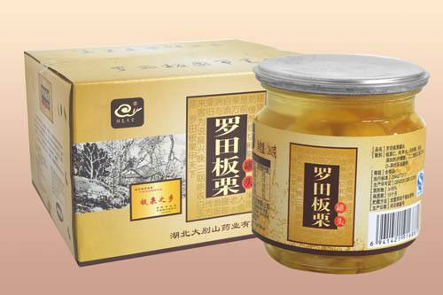 湖北罗田食品有限公司生产的板栗爽罐头