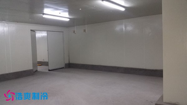 茶叶浓缩液低温速冻库库内实拍