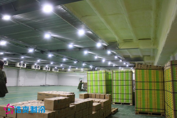 浩爽制冷建造的食品冷库