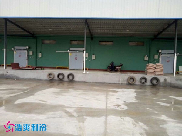 食品双温冷库月台实拍