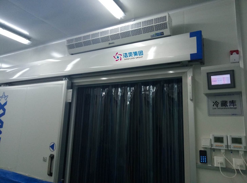 图为0-5℃的食堂冷藏库