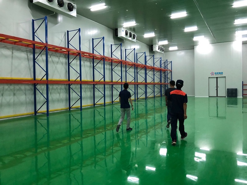 图为浩爽制冷为某公司建造的大型冷库