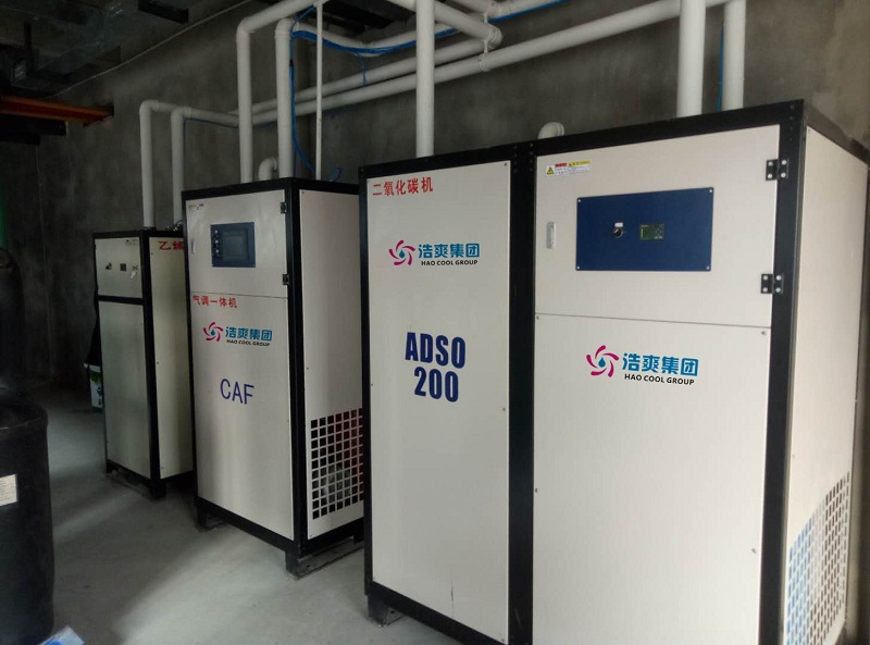 图为气调保鲜库的气体控制器