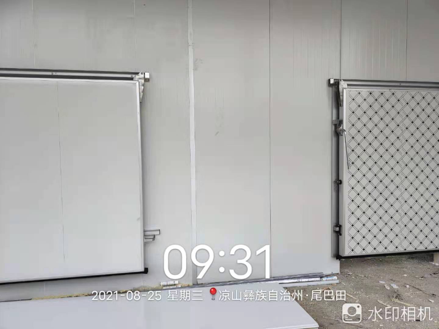 冷库库门实拍