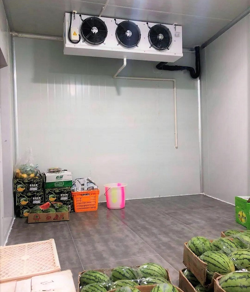 水果店冷藏库内部实拍