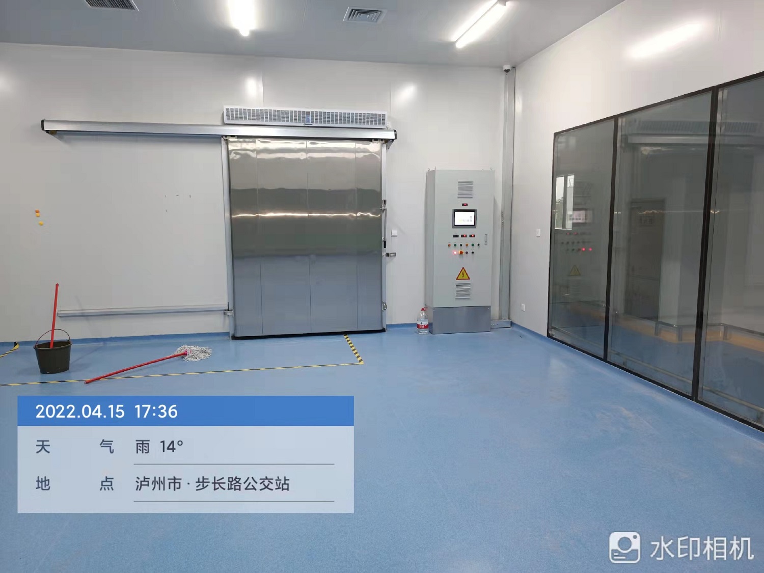 图为冷库完工外部实拍