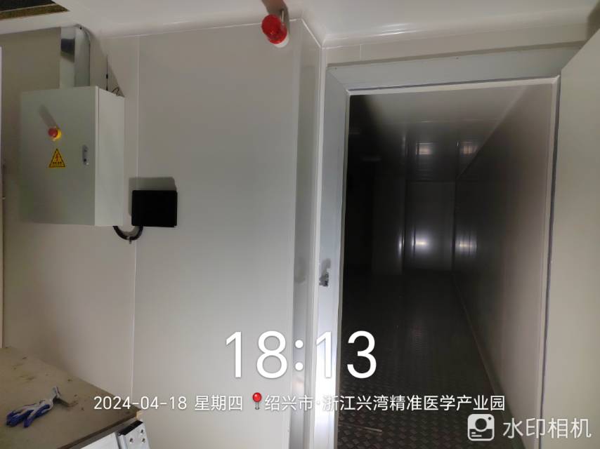 图为冷库完工外部实拍
